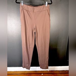 Mauve colored athleisure work pants